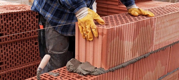 Кладка керамических блоков на теплый раствор