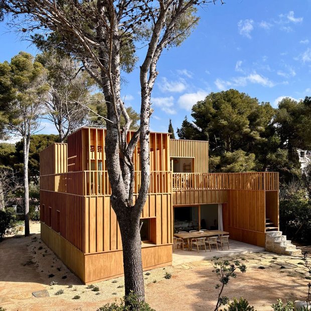 Общий вид, хорошо иллюстрирующий фасадные трансформации