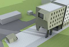 Офисное здание г. Щербинка. Архитектор Евмененко Дмитрий.