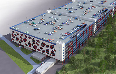 агр многоуровневой парковки