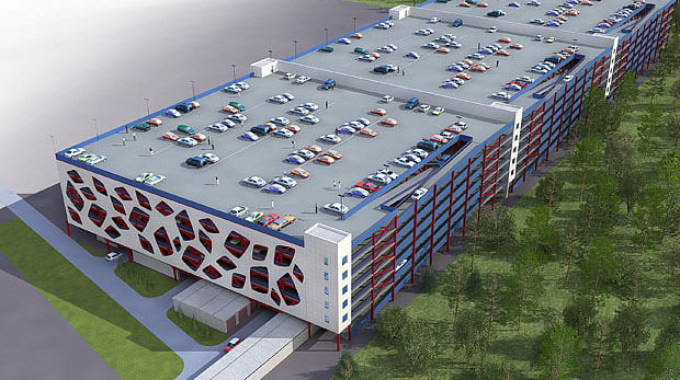 агр многоуровневой парковки