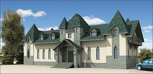 проект здания кафе