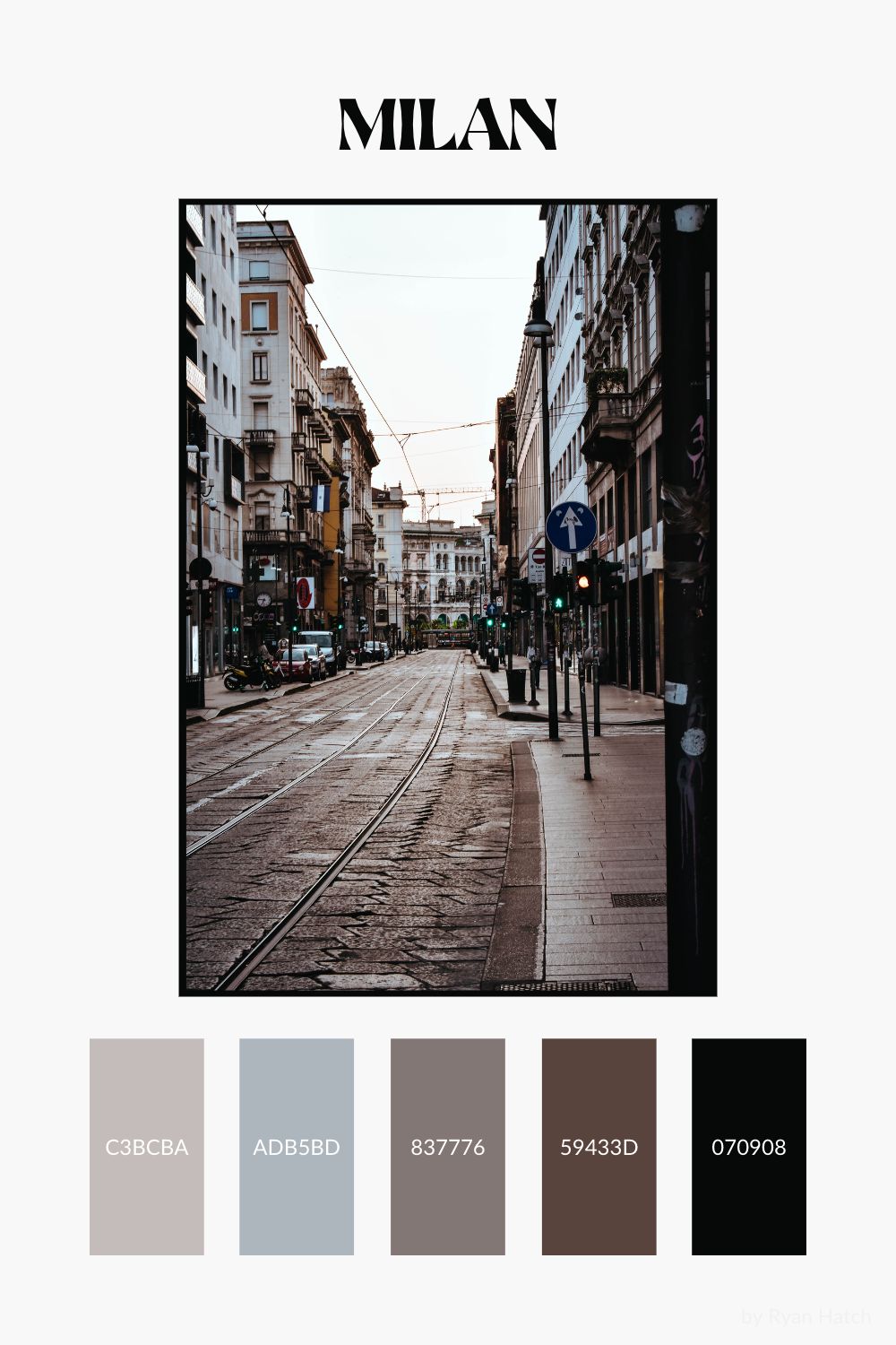 Цветовая палитра для фасадной отделки №101