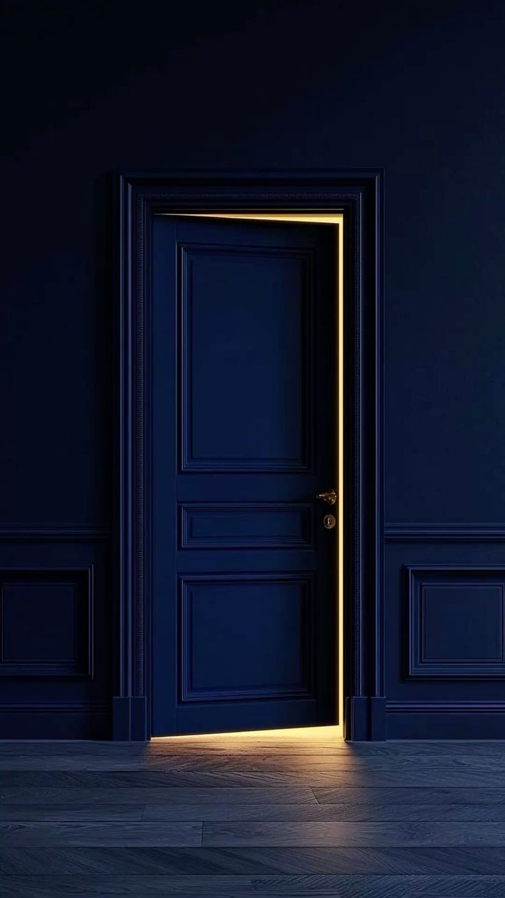 Темный синий цвет в интерьерном дизайне №125