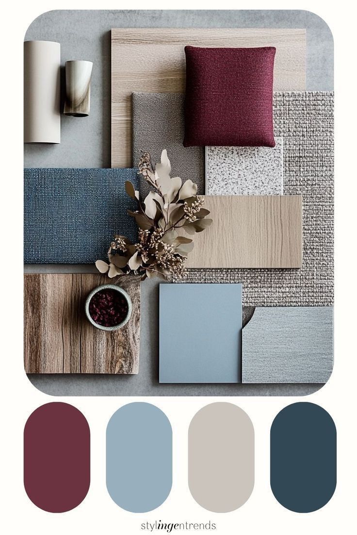 Готовая палитра цветов для интерьера №139