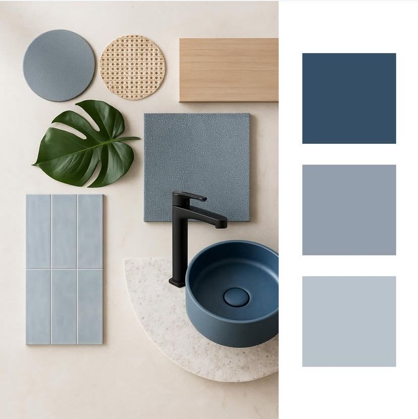 Простая колористическая схема для кухни в серых тонах №140