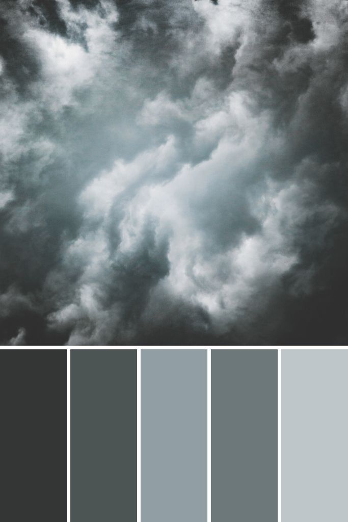 Вариант колористики фасада в темных тонах №52