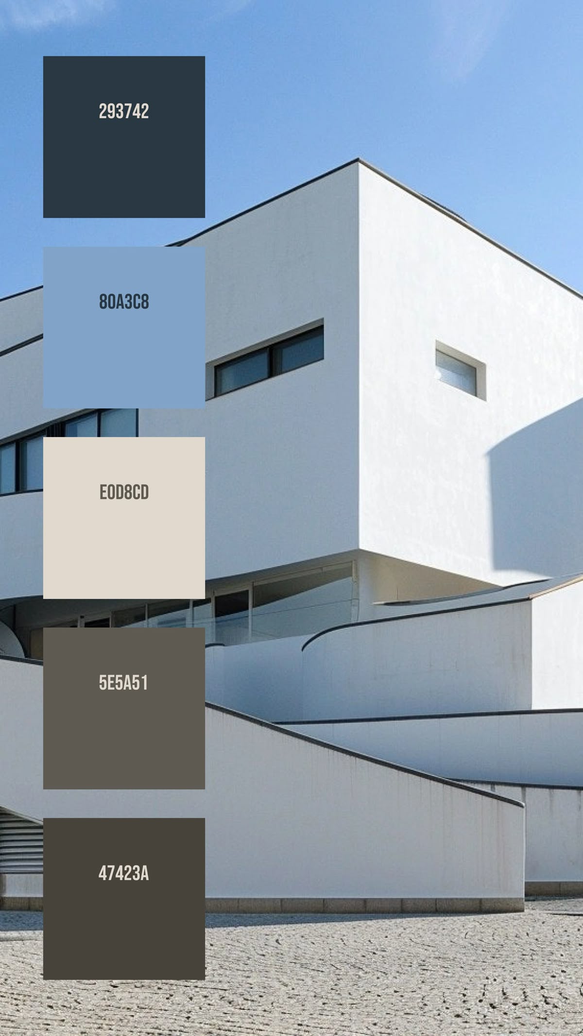 Пример колористики фасадов №79