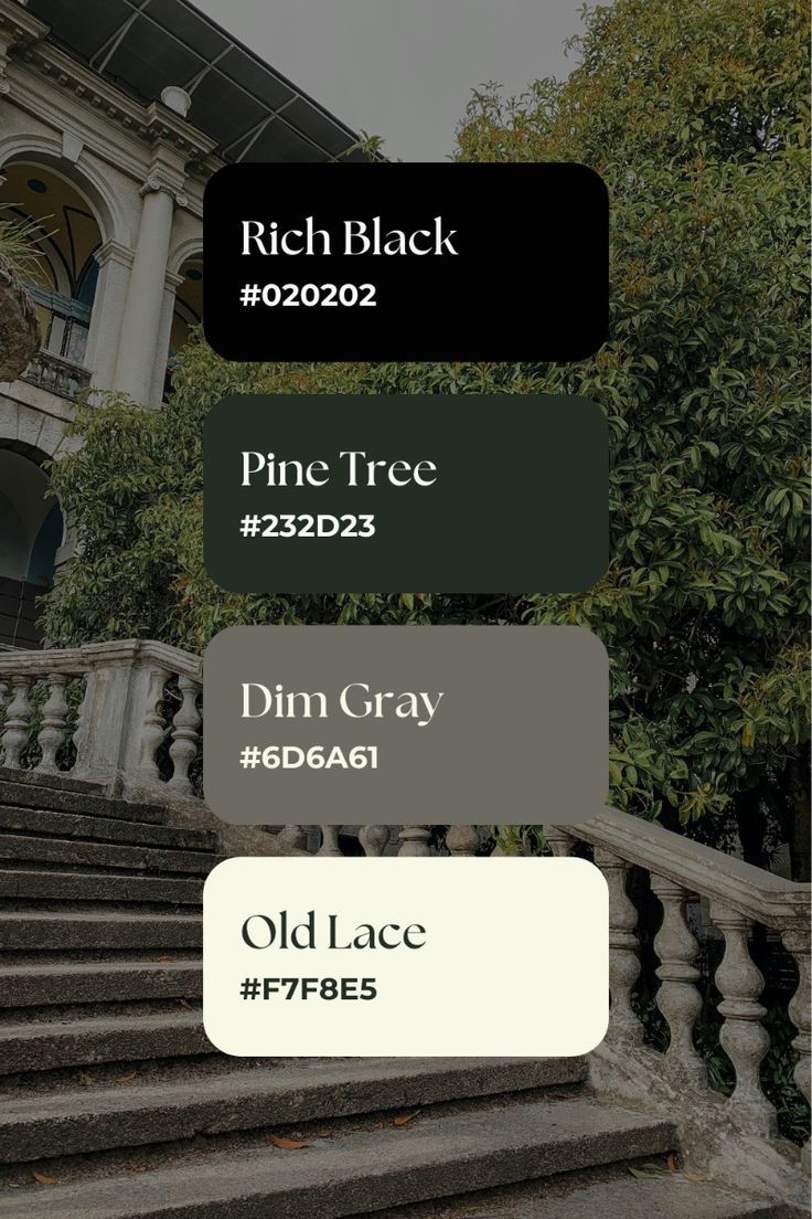 Сочетание цветов для решений дизайна экстерьера №84