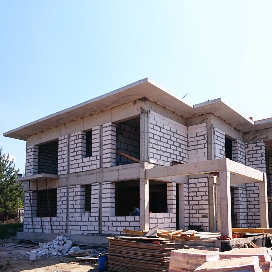 Строительство каркаса