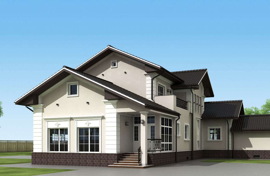 решение фасадов в классике