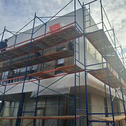 реализация дизайна фасадов дома 3