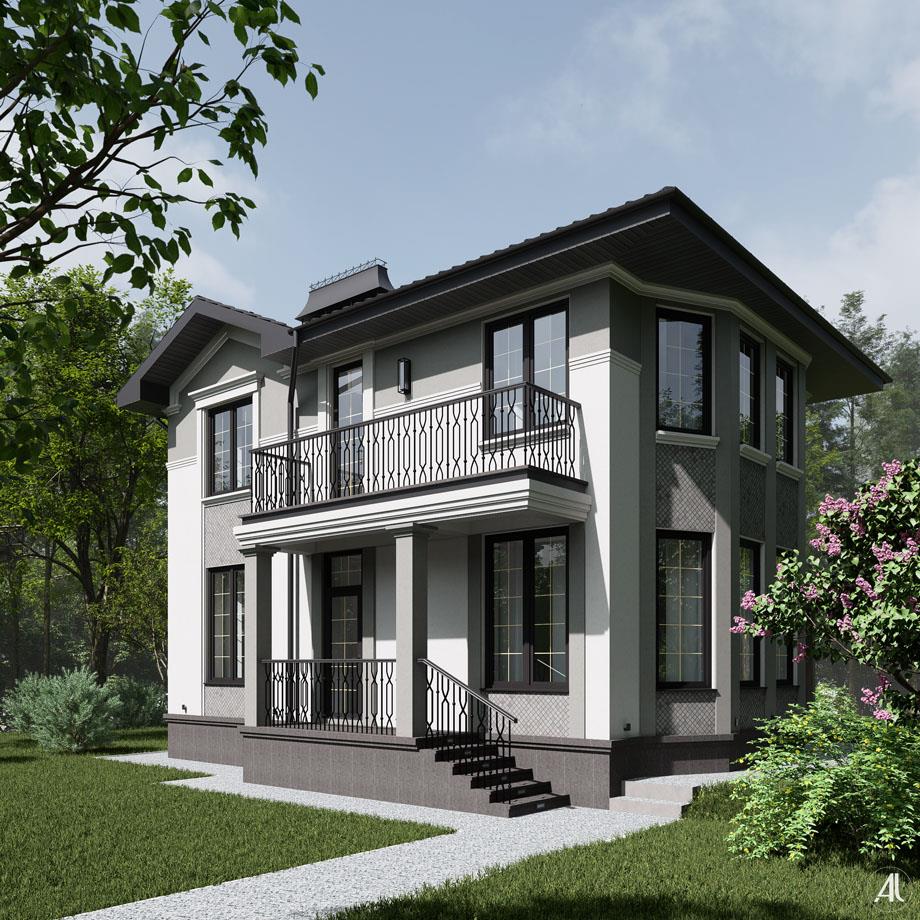 дистанционное проектирование фасада дома в г. Дедовск