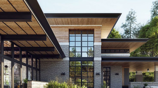 В стиле Райта (стиль прерий)