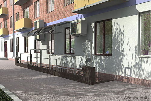 архитектурное решение входной группы