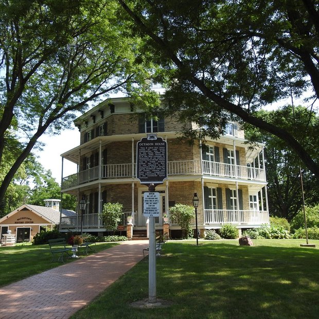 Octagon House, Watertown, Wisconsin, USA