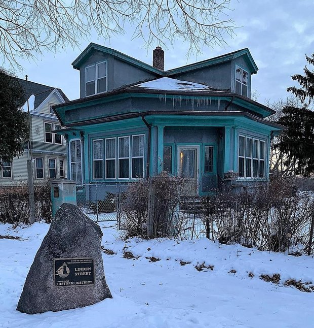 Octagon House, Linden Street, Fond du Lac, Wisconsin, USA