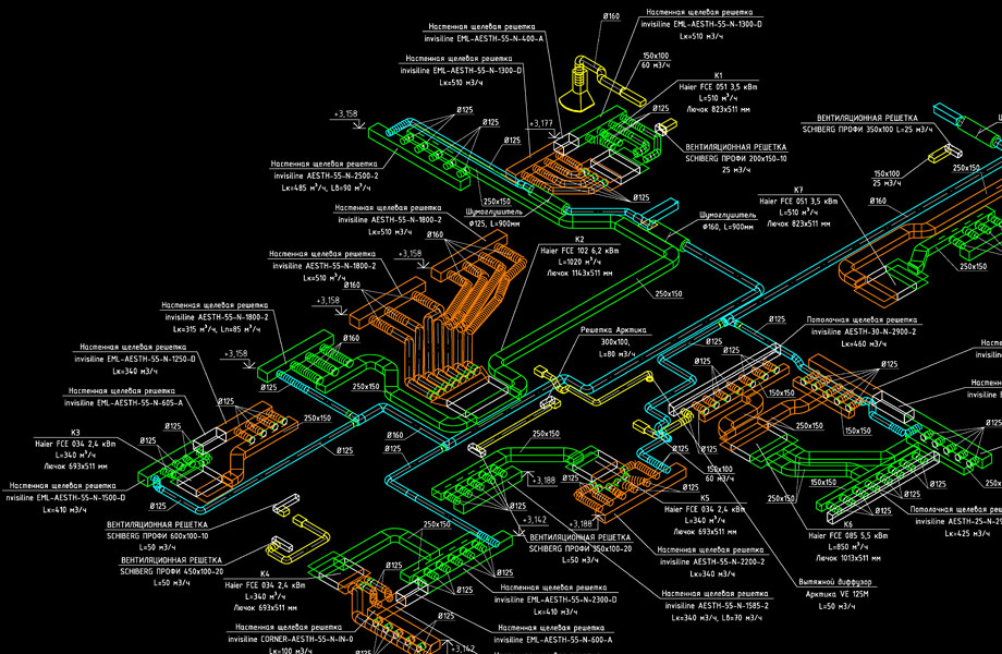 проектируем системы вентиляции икондиционирование по всей России, изготовление рабочего проекта