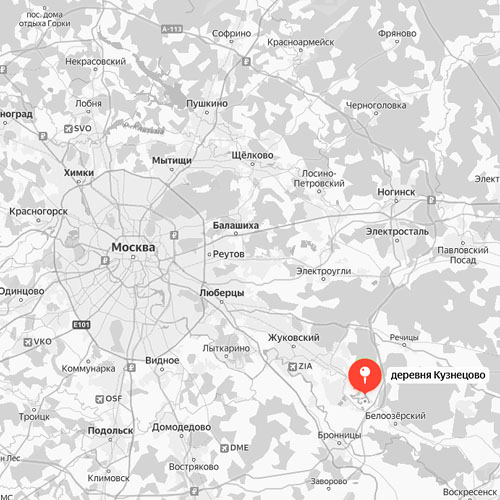 расположение дома на карте москвы