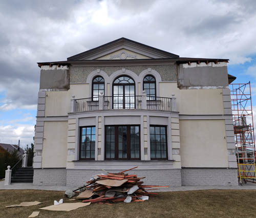 фотография дома до отделки - вид 4 с участка