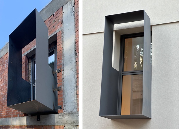 Архитектурное решение металлических обрамлений