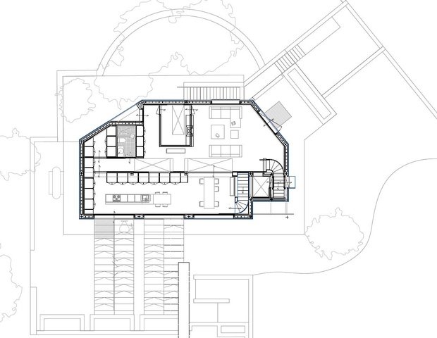 План первого этажа