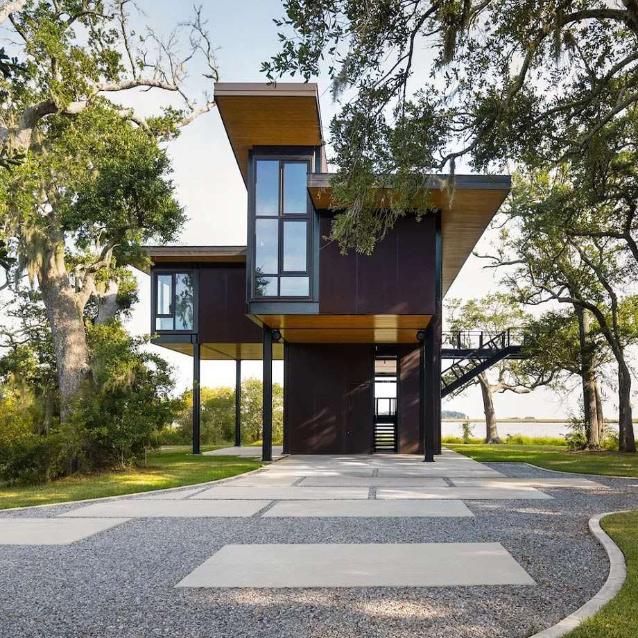 Проект резиденции Shearwater от архитектурного бюро Olson Kundig