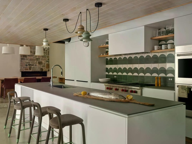 Интерьер зоны кухни