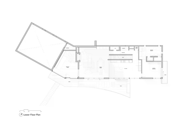 Чертеж плана 1 этажа