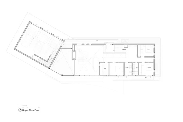 Чертеж плана 2 этажа