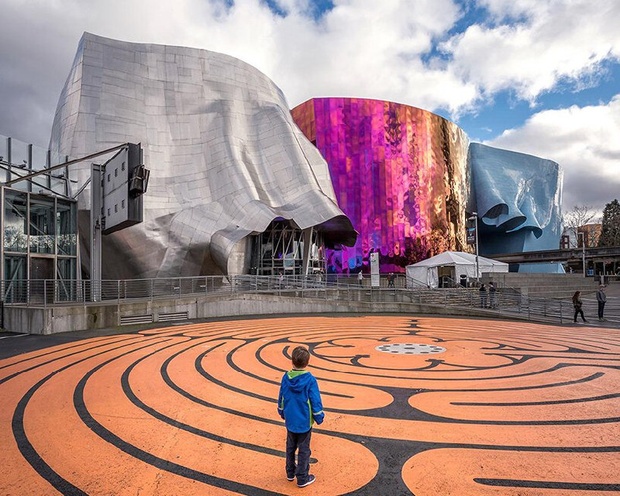 EMP Museum (MoPOP), Сиэтл, США, 2000 г. | Изображение © Pygmalion Karatzas