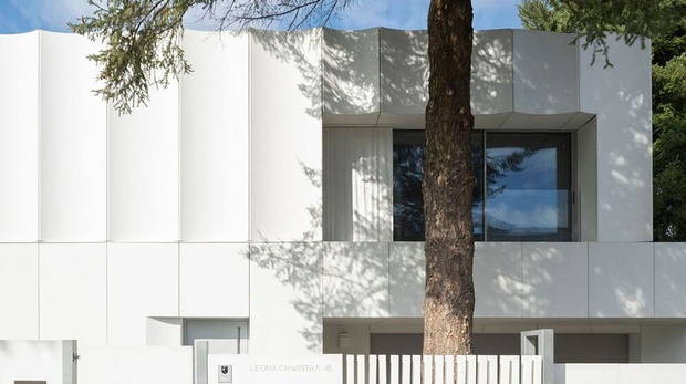 Белая вилла в Кракове от архитекторов UCEES