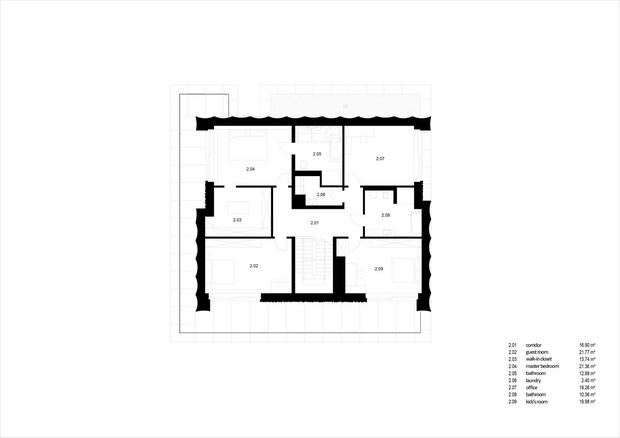 План второго этажа