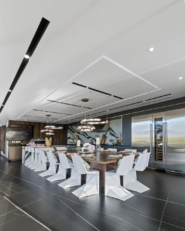 Дизайн столовой и зоны кухни