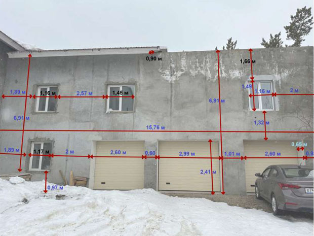 для фасадных обмеров