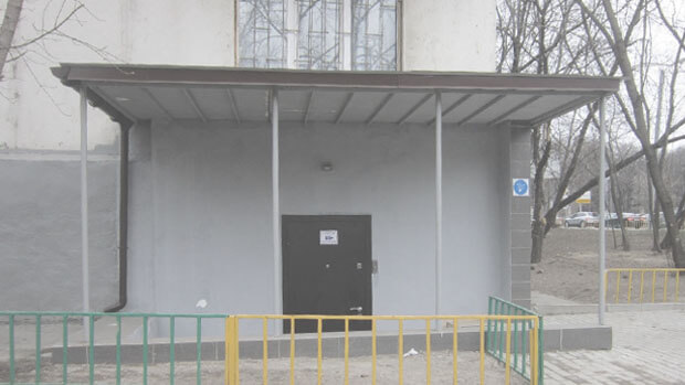 фото входной группы до ремонта