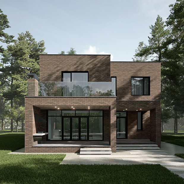 Индивидуальный рабочий проект частного жилого дома в городе Раменское