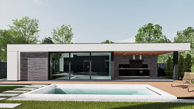 проекты летних кухонь