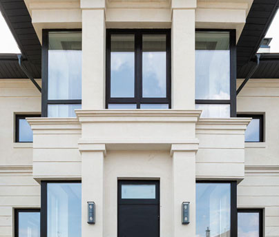 реализация дизайна фасадов дома 1